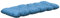 Chicreat Bankkissen 120 x 50 x 8 cm, Blau/Grau