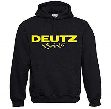 Textilhandel Hering Kapuzenpullover - Deutz Luftgekühlt (Schwarz, 3XL)