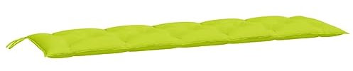 vidaXL Gartenbankauflage, Bankauflage Sitzkissen Outdoor, Polsterauflage Auflage für Gartenbank, Bankpolster Bankkissen, Hellgrün 180x50x7cm Oxford-Gewebe