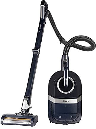 Shark Bagless Cylinder Vacuum Cleaner [CZ250UKT] Dynamic Technology, Anti Hair Wrap, Flexology, Pet Model, Blue & Silver