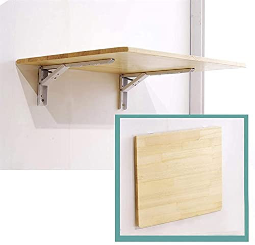 WYFZT Mesa Plegable de Pared pequeña para Juegos de Mesa de Ordenador de Escritorio Plegable Esquina | Mesa de Pared montada en la Pared Mesa de Cocina Plegable Mesa de Bar, Madera (Size : 120×50cm)