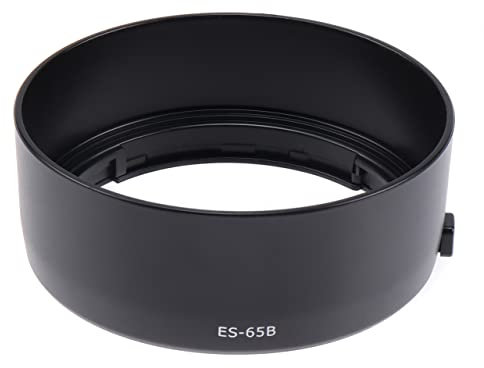 Hersmay Paraluce per obiettivo Canon RF 50mm F1.8 STM su fotocamera EOS R R6 R5 RP, paraluce reversibile Sostituire Canon ES-65B