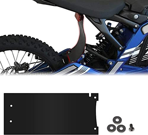 JESTOP Longer Fender, Upgraded Shock Absorption Mud Guard Mud Flap, Rear Mudguard Dust Cover Protector for Sur Ron Light Bee X/S Segway X160/ X260, for Original & Raised Seat