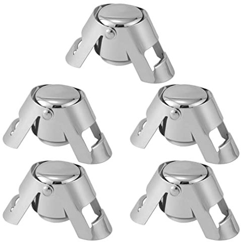 Cabilock 5pcs Bottle Stopper Bottle Whiskey Bottle Stopper Liquor Bottle Toppers Beer Bottle Cap Whiskey Decanter Saver Drink Bottle Wine Silica Gel