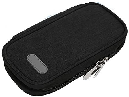 Medizin-Kühlschrank, Insulin-Kühler, wasserdicht, tragbar, Insulin-Kühltasche, Medizin-Kühlschrank, Heimgebrauch, Pillen-Aufbewahrungsbehälter (Farbe: Nero, Größe: 0)