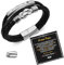 SUNSH Cadeau Fete Des Peres, Cadeau Papa, Bracelet Cuir pour Homme, Idee Cadeau Fete Des Peres Anniversaire Noël-Meilleur Papa