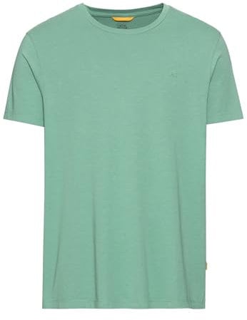 camel active Herren Kurzarm Shirt aus Organic Cotton Grün, Menswear-S