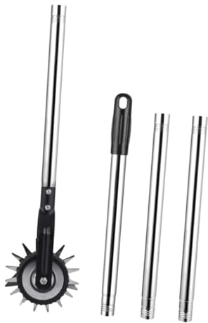 KONTONTY 1ensemble Tondeuse à Gazon Manuelle avec Édger Rotatif pour Jardinage Outil De Jardin pour Bordures De Pelouse Et Entretien Verts