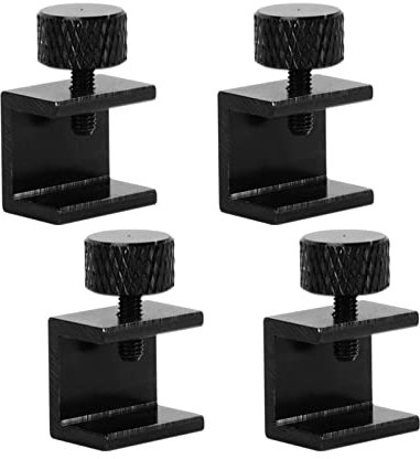 3D Pritner Parts 4pcs Glass Heatbed Clip Clamp Heated Bed Clips Aluminium Alloy Hotbed Build Platform Retainer