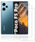 HonJenSeoa Protector de pantalla de película de hidrogel para Xiaomi Poco F5 Pro, 3 Piezas película protectora de TPU suave transparente HD Curva 3D de Cobertura Completa Sin Burbujas