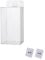 SagaSave Face Mask Dispenser, Acrylic Disposable Face Mask and Glove Dispenser Box Holder with Lid, Wall Mount Storage Container for Gloves, Shoe Covers, Hairnets (S)