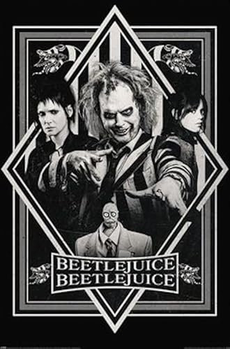 Pyramid International Beetlejuice 2 Black & White Poster 61x92cm