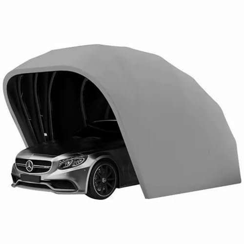 Garage Mobile Semi-Automatique,Auvent hydraulique en Acier Inoxydable,Abri de Voiture Mobile Pliable,Garage Portable,pour auvent résistant au Soleil, à la poussière et à la Pluie