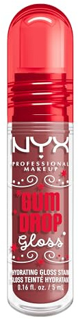 NYX Professional Makeup Gumdrop Gloss, Feuchtigkeitsspendender Lipgloss und Lip Stain, Bis zu 12 Stunden Pflege, Farbe: Hydra Honey