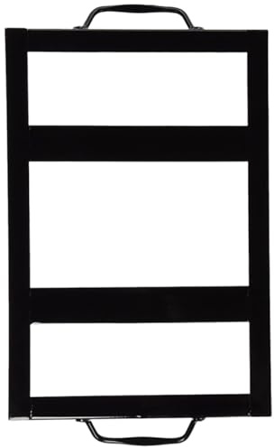 HOODANCOS Salzblockhalter Grill Metall Salzplatten Tabletthalter mit Griffen für Grill und Küche Robustes Kochgeschirr für BBQ und Outdoor Einsatz