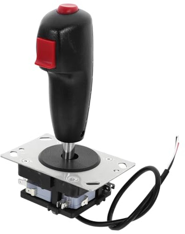 SHINEOFI Flight Stick Joystick mit Mikroschalter Langlebiger Flug controller für Präzise Steuerung Installieren Kompatibel als Game Accessory für Flug simulation und Arcade spiele