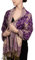 Achillea Pashmina-Schal mit Fransen, weich, wendbar, Paisleymuster, violett