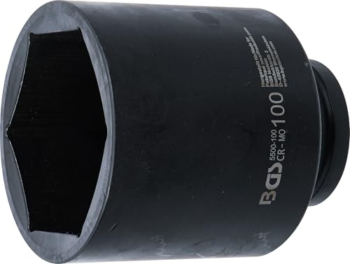 BGS 5500-100 | Kraft-Steckschlüssel-Einsatz Sechskant, tief | SW 100 mm