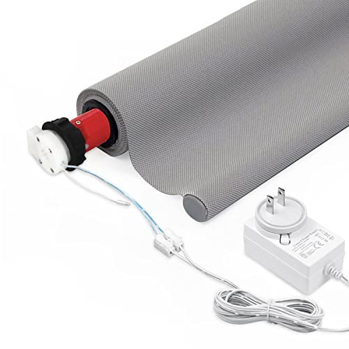 DC12V EY2512 Shade Motor Electric Blind Motor Remote Control Wired Compatible with 38mm Shade Tube DIY Electric Roller Blinds/Shades