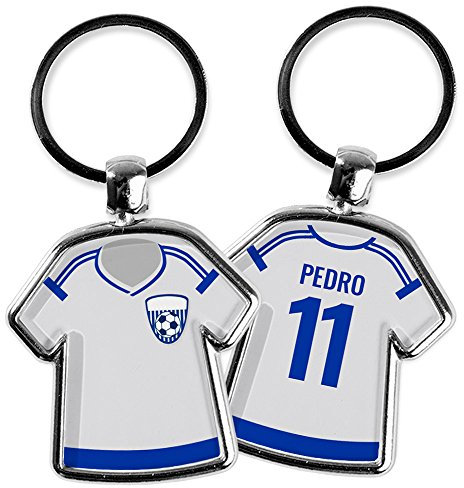 Llavero Camiseta Personalizado con Foto. Llaveros Originales Personalizados. Camiseta Futbol Personalizada. Detalles Cumpleaños Niños. Regalos para Niños de 9 Años. Llavero Futbol Personalizado 1 UDS
