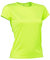 Asioka 356/16 T-Shirt Technique à Manches Courtes Femmes XL Jaune Fluo