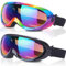Caredy Ski Goggles, Pack of 2, Snowboard Goggles for Kids, Boys & Girls, Youth, Men & Women, with UV 400 Protection, Wind Resistance, Anti-Glare Lenses, New Edition