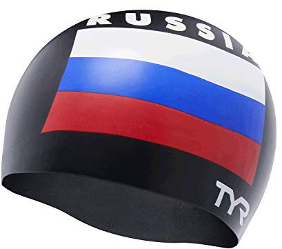 TYR Russia Silicone Adulto Fit Nero