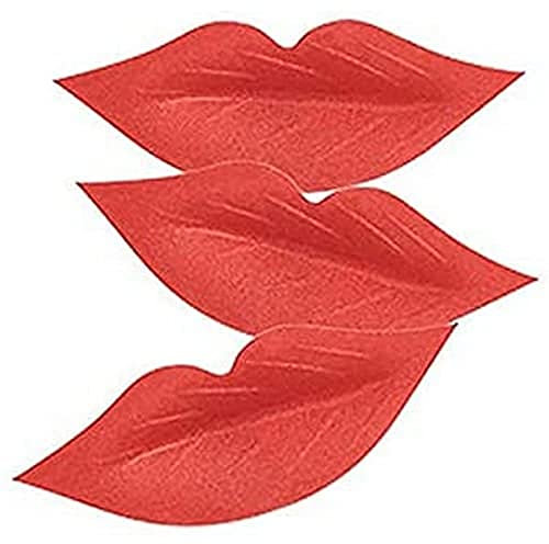 dekora - Esspapier Tortendeko Lippen - Essbare Dekorationslippen für Torten oder Cupcakes