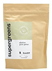 Super Greens Powder - 17 Natural Ingredients Superfoods and Beauty Blend. Boosts Energy, Immunity, Recovery, Focus, Gut Health, Anti-Aging and More - 300g (30-60 Servings) Vegan - Made in UK