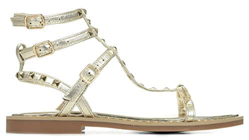 Les Tropeziennes par M. Belarbi Femme Coralie Chaussures Ville Sandale, Tan, 37