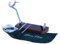 BRICOMIRAS JAMONERO Modelo Plegable Color Nogal, Regalo Pinza Arcos Acero Inoxidable + Cuchillo + CHAIRA + CUBREJAMÓN Y PAÑO, Soporte JAMONERO Ideal Uso DOMÉSTICO Y Profesional (Cubrejamón Verde)