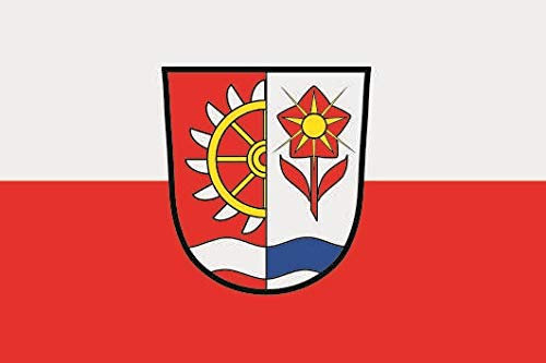 U24 Aufkleber Diedorf Flagge Fahne 8 x 5 cm Autoaufkleber Sticker
