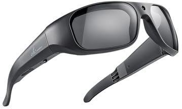 OhO 4K Pro H.265 Video Sunglasses, Water Resistance Sports Action Camera with Built-in 32GB Memory and Polarized UV400 Protection Lens for Indoor and Outdoor Use