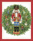 Caspari 5 x Christmas Greeting Cards Notelets & envelopes - Nutcracker - 118mm x 153mm