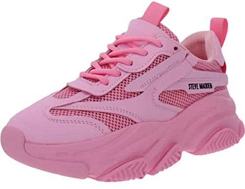 Steve Madden Possesso, Scarpe da Ginnastica Donna, Rosa Acceso, 39 EU