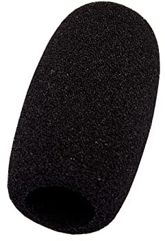 deetech WS-55 - Mikrofon Windschutz 55x26x16mm für Konferenz-/ Kondensatormikrofone Ø 16-20 mm, schwarz