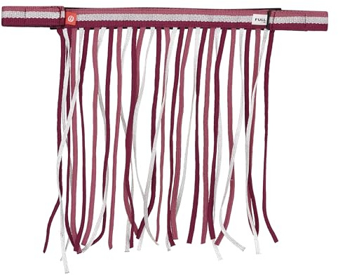 Imperial Riding Fliegenfransen IRH, Fliegenfransen aus Nylon mit Klettverschluss, Rose-Bordeaux, Full