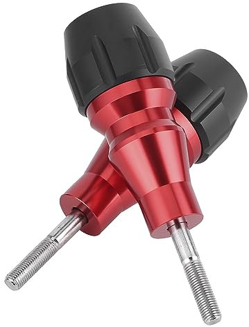 Buachois Motorrad Sturzschutz, Crash Protector Sturzpads,10 mm Edelstahl Universal Anti Kollisions Motorrad Sturzschutz Auspuff Rahmengleiter Schutz Schraubendurchmesser für Motorräder