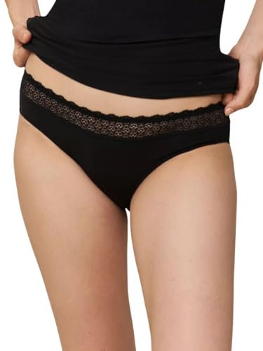 Triumph Damen Feel Of Modal Tai Unterwäsche, Schwarz, M EU