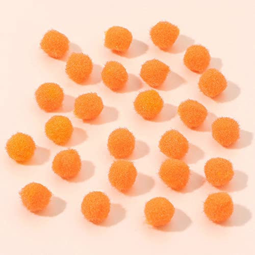1000 Stück Bunte Mini Pompons zum Basteln 10mm Flauschige Pom Poms Plüschbälle Bälle Kleine Bommeln Filzkugeln für Geburtstag Hochzeit Handwerk Weihnachten DIY Nähen Dekorationen,Golden
