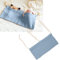 Babybett-Aufbewahrungstasche Zum Aufhängen 2 Taschen Verstellbarer Riemen Zum Aufhängen Krippen Babybett Spielzeug-Aufbewahrungstasche Waschbar Baby-Kinderbett-Organizer Hängender (Dunkelblau)