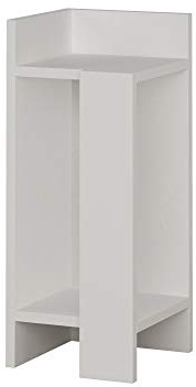 WellHome Sena Kommode 100 % melaminfurnierte Spanplatte Weiss