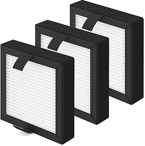 Breabetter 3-Pack SY901 True HEPA Replacement Filter Compatible with Muliap SY901 Air Purifier, 3-in-1 Filtration Filter
