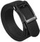 JUKMO Automatik Taktischer Gürtel Herren, 3,8cm Nylon Ratsche Arbeit Gürtel (Schwarz, M-für Taille 91cm-105cm (Länge 125cm))