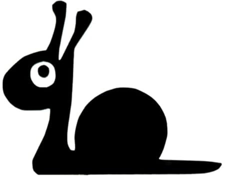 FAiruo Cartoon Lustige Tier Schnecke Aufkleber Vinyl Auto-Styling Abziehbilder Aufkleber Auto Aufkleber DIY Auto Styling Autozubehör (Farbe: A, Größe: 25 cm)