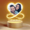 Easycosy Cadeau Personnalisé Femme,Cadre Photo en Verre Acrylique, Cadeau avec Image pour Femme Homme,Amoureux,Couple,Copain,Idées de Cadeaux d'anniversaire,Saint valentin