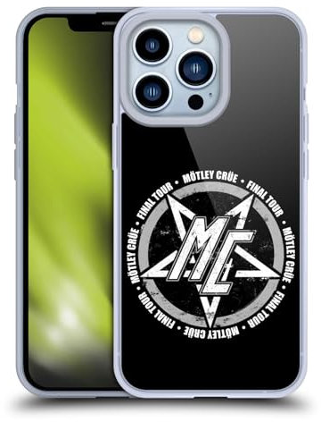 Head Case Designs Offizielle Motley Crue MC Ende Tour Tours Gelhülle [Militärischer Schutzgrad] Kompatibel Mit Apple iPhone 13 Pro Und Kompatibel Mit MagSafe
