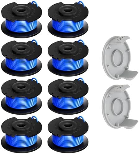 anforee AC14RL3A String Trimmer Spool Line Suitable for Ryobi One+18v, 24v, 40v Cordless Trimmers, 0.065 Auto Feed Replacement Spool Compatible with Ryobi Cordless Trimmers