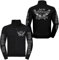 Auf alte Götter und Gute Freunde - Jacke Stehkragen S-XXXL, Met Saufen Wotan Odin Wikinger Freundschaft Böhse Tattoo Fan (DE/NL/SE/PL, Alphanumerisch, 3XL, Regular, Regular, schwarz)