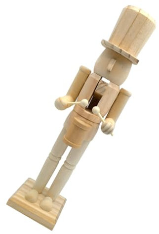 KONTONTY Burattino Re Soldato Fai Da Te In Legno Schiaccianoci Burattino Fai Da Te Noce Soldato Ornamento Fai Da Te In Legno Schiaccianoci Fai Da Te Schiaccianoci Giocattoli